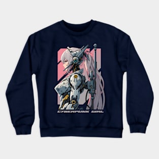 Cyberpunk girl Crewneck Sweatshirt